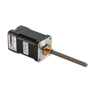Jkongmotor NEMA 8/11/14/17/23/24/34 T5/T8/T10 Trapezoidal Thread Screw Linear Stepper Motor z ołowiowym skrutem stopniowym
