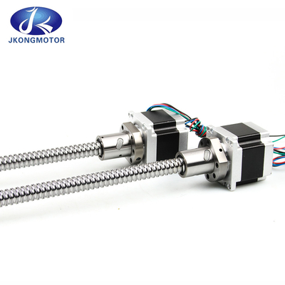 Jkongmotor NEMA 8/11/14/17/23/24/34 T5/T8/T10 Trapezoidal Thread Screw Linear Stepper Motor z ołowiowym skrutem stopniowym