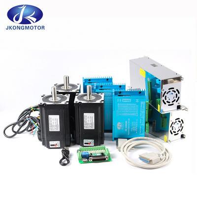 Jkongmotor Nema 11 17 23 24 34 Zestaw hybrydowy z zamkniętą pętlą zintegrowany silnik stopniowy z zamkniętą pętlą z kodem / hamulcem / skrzynią biegów