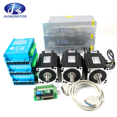 Jkongmotor Nema 11 17 23 24 34 Zestaw hybrydowy z zamkniętą pętlą zintegrowany silnik stopniowy z zamkniętą pętlą z kodem / hamulcem / skrzynią biegów