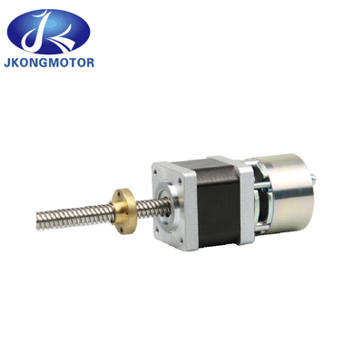 Jkongmotor Liniowy silnik krokowy Nema 11 17 23 34 Liniowy silnik elektryczny z trwałym wałem śruby kulkowej