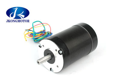 Wysokonapięciowy 80 mm okrągły bezszczotkowy silnik elektryczny prądu stałego 3000 obr./min 110 W - 440 W z pojedynczym wałem kąta elektrycznego 120 stopni