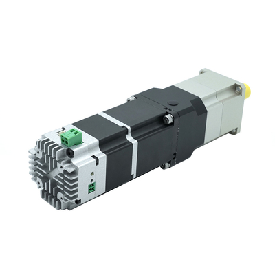 48V 750w 1hp serwo silnik prądu stałego Kierowca zintegrowany do automatycznego sterowania maszyną inteligentnym z planetarnym silnikiem biegów 70:1
