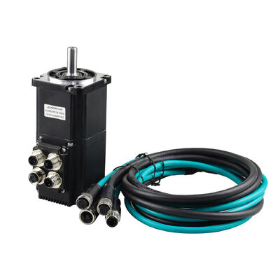 Jkongmotor Wodoodporny IP65 RS485 CANopen OEM ODM Zintegrowany Silnik Servo DC Nema 17 23 24 34 Bezszczotkowy Silnik Servo Bldc ze Zintegrowanymi Wbudowanymi Sterownikami